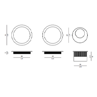 Flush - Inset Handle with Recessed Fing